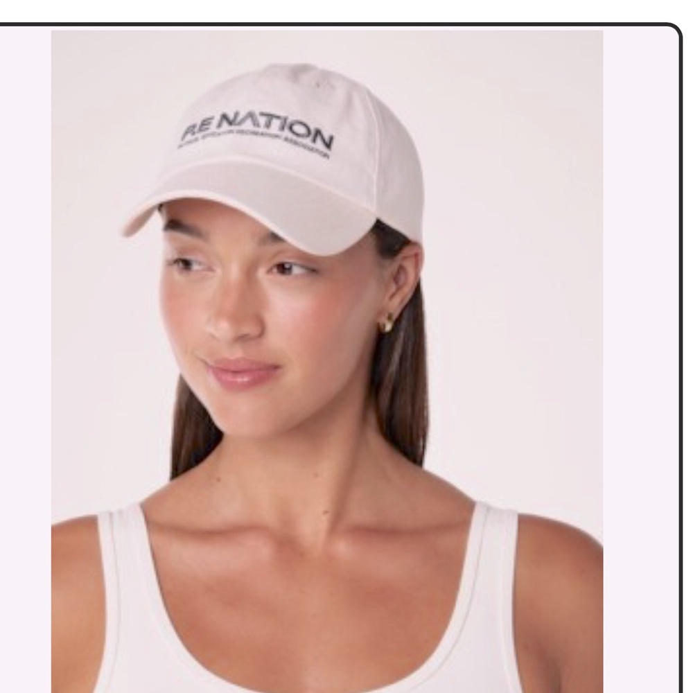 P.E Nation Hat “Homage”  Baseball Cap Light Blush Pink NWT